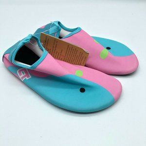 Cituo Girls Water Shoes Slip On Whale Pink Blue